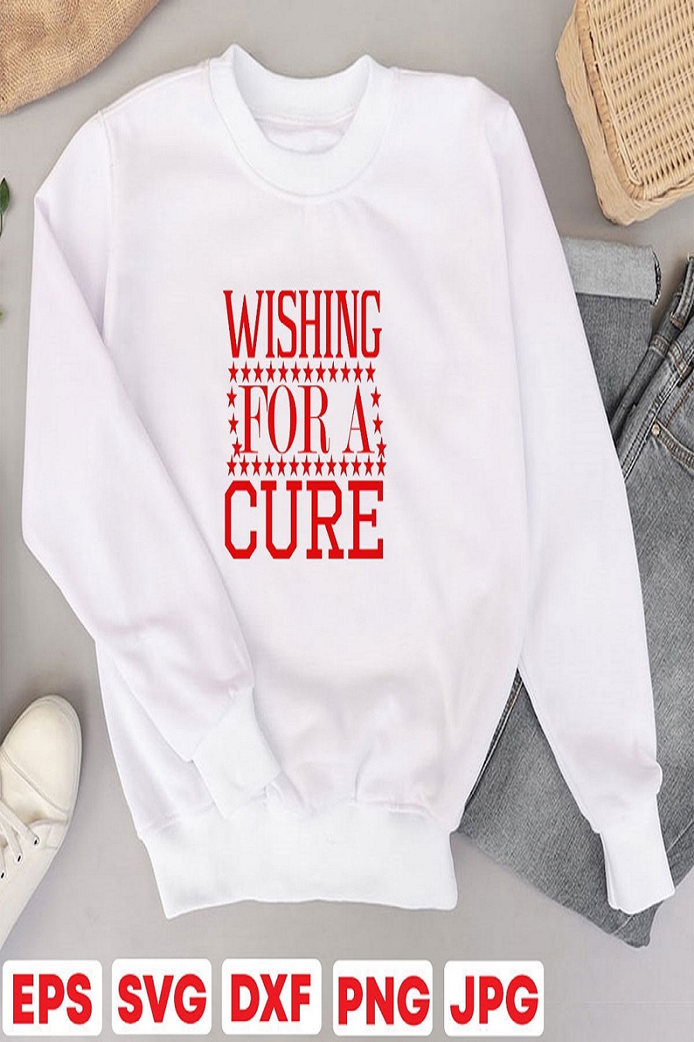 Wishing For a Cure pinterest preview image.