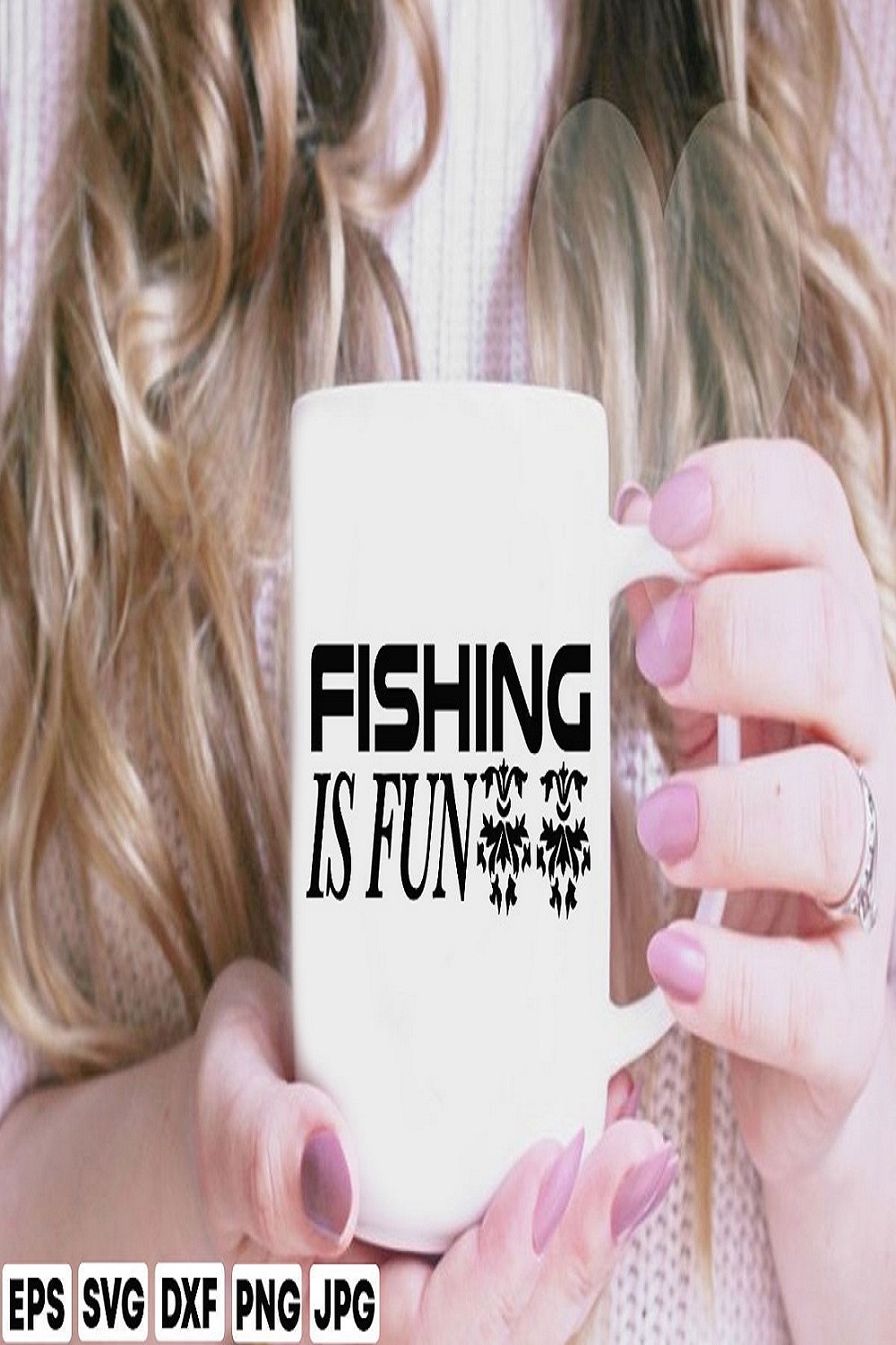 Fishing is fun pinterest preview image.