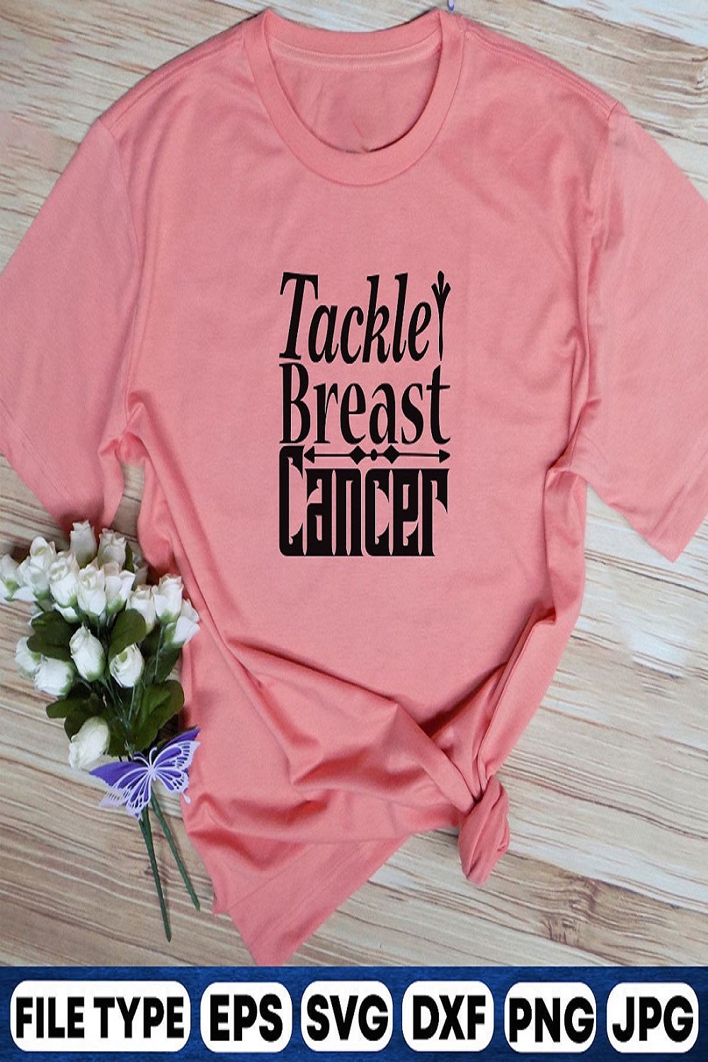 Tackle breast cancer pinterest preview image.