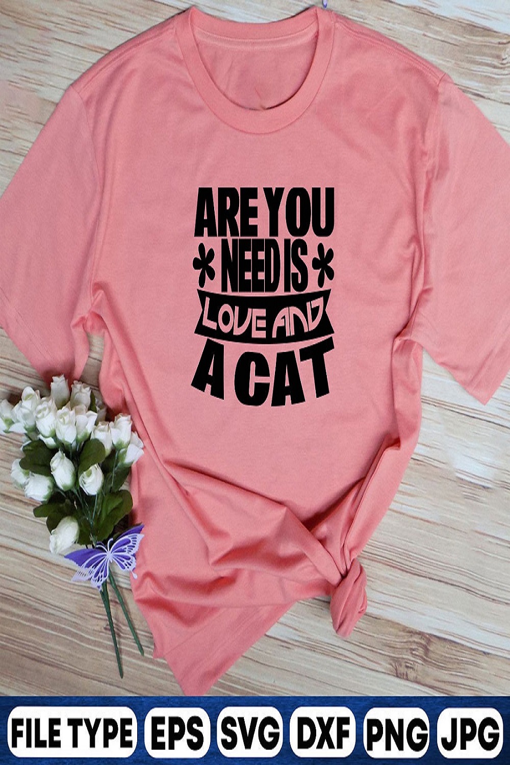 Are you need is love and a cat pinterest preview image.