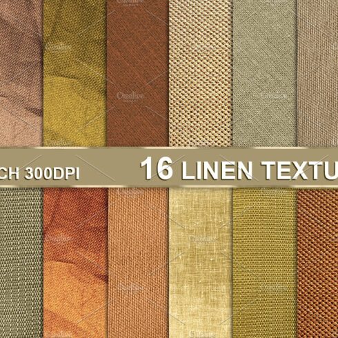 Linen Canvas Textile Burlap Texture cover image.