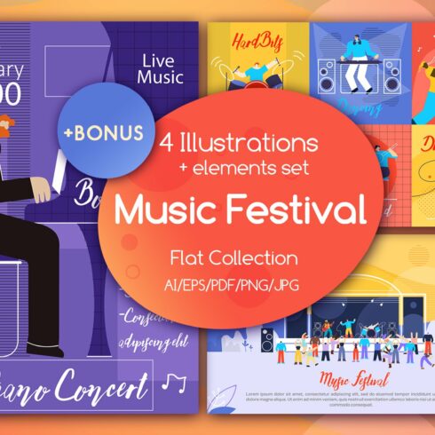 Music Festival Flat Collection cover image.