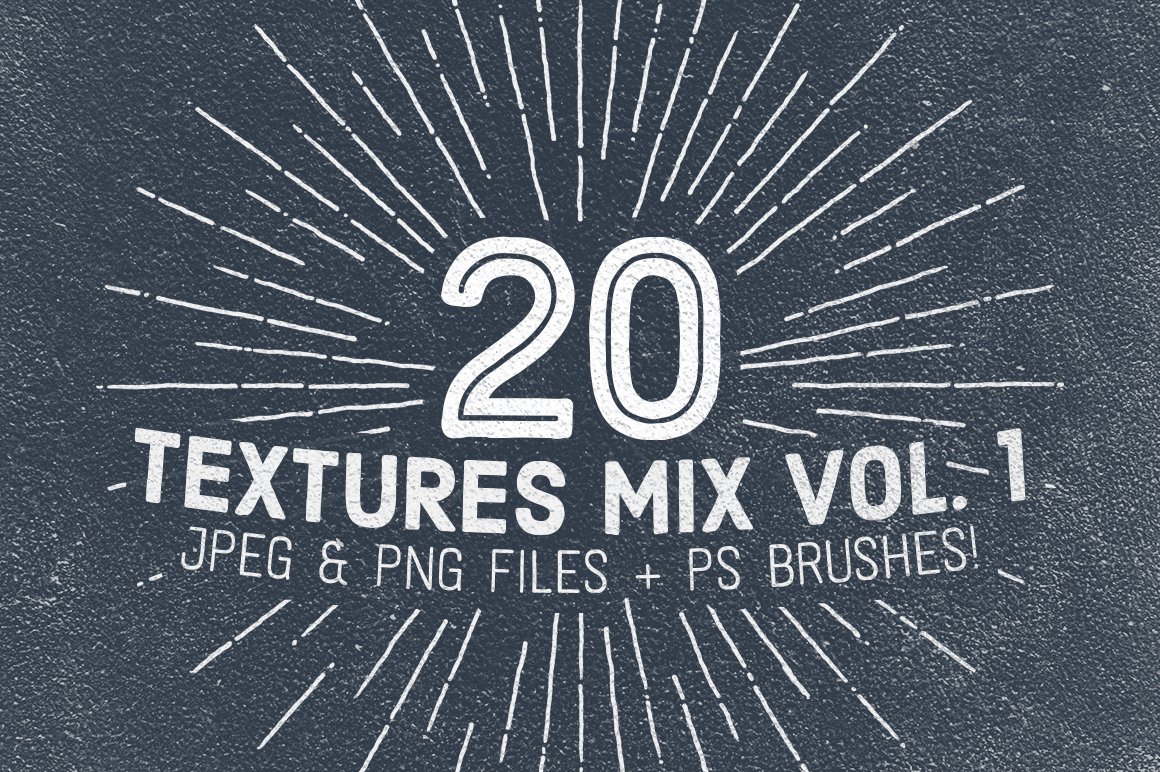 20 Textures Mix Vol. 1 cover image.