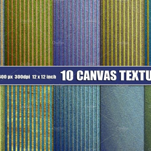 Linen Canvas Textile Texture cover image.
