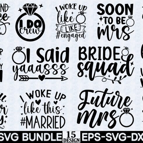 Bride SVG Bundle cover image.
