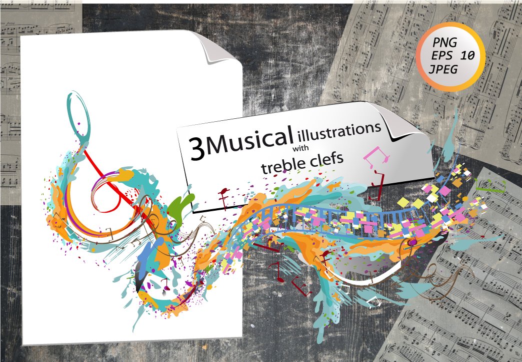 Musical illustrations. cover image.