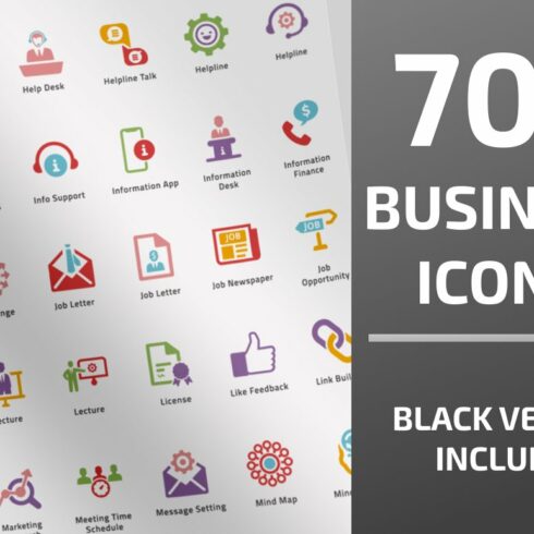 700 Mega Business Icons cover image.