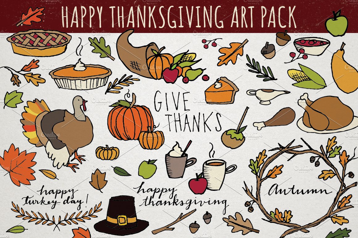 Thanksgiving Art Pack cover image.