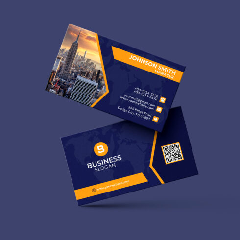 Creative & Modern Corporate Business Card Design cover image.