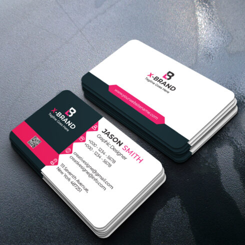 Corporate modern Business Card Design Templates cover image.