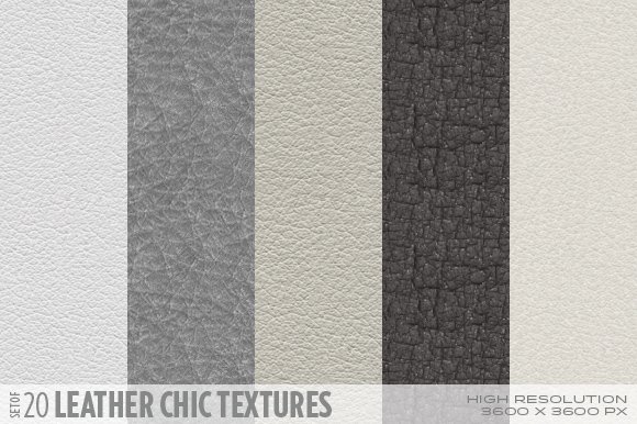 Leather Chic Textures preview image.