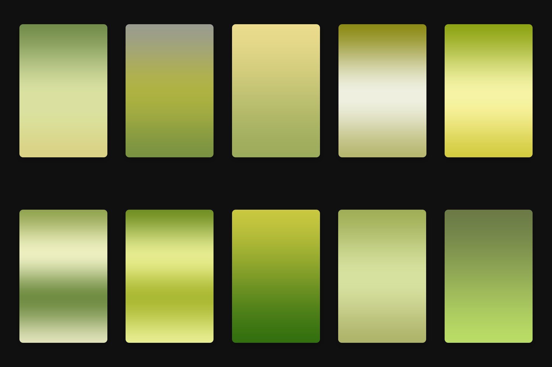 Olivine Gradients preview image.