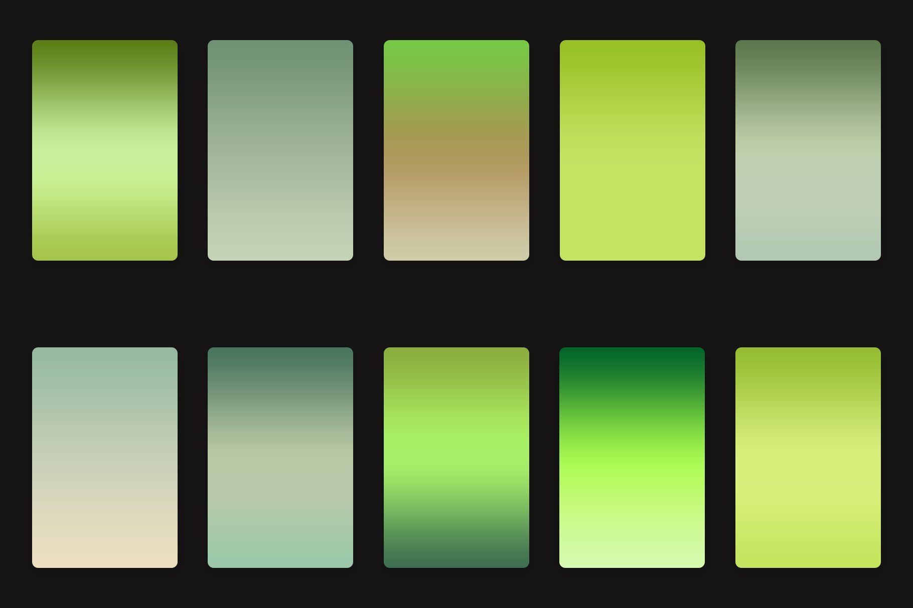 Green Nature Gradients preview image.