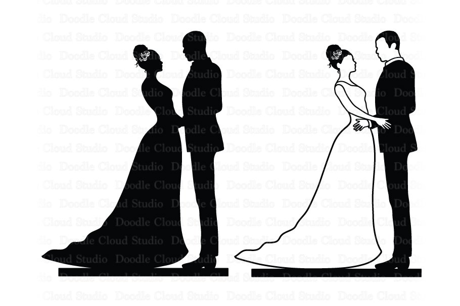 Wedding Cake Topper, Bride and Groom cover image.