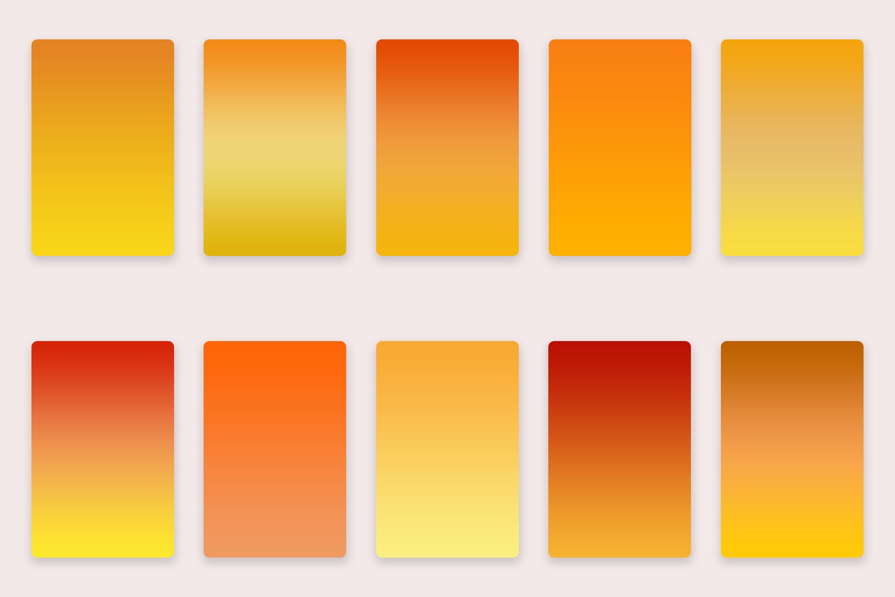Honey Gradients preview image.