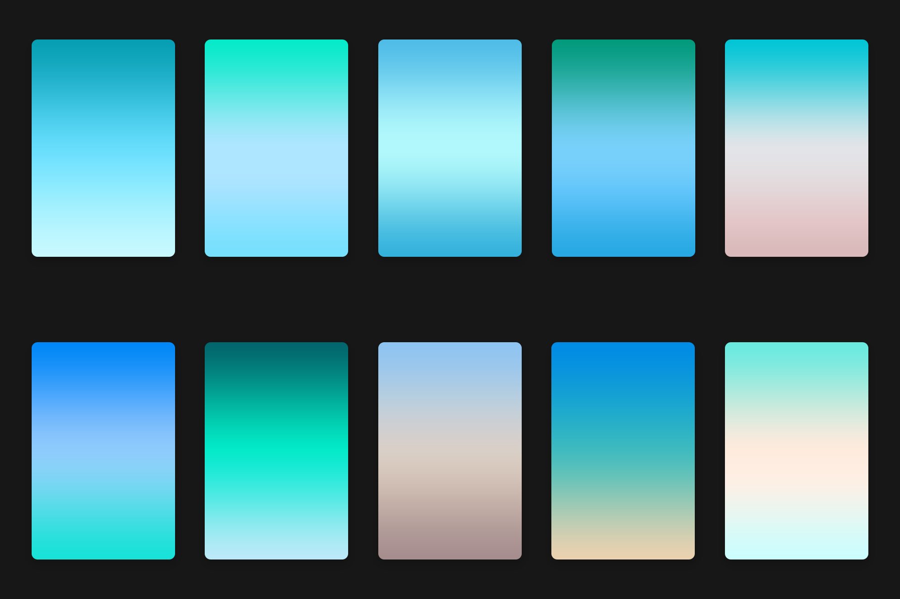 Water And Sky Gradients preview image.