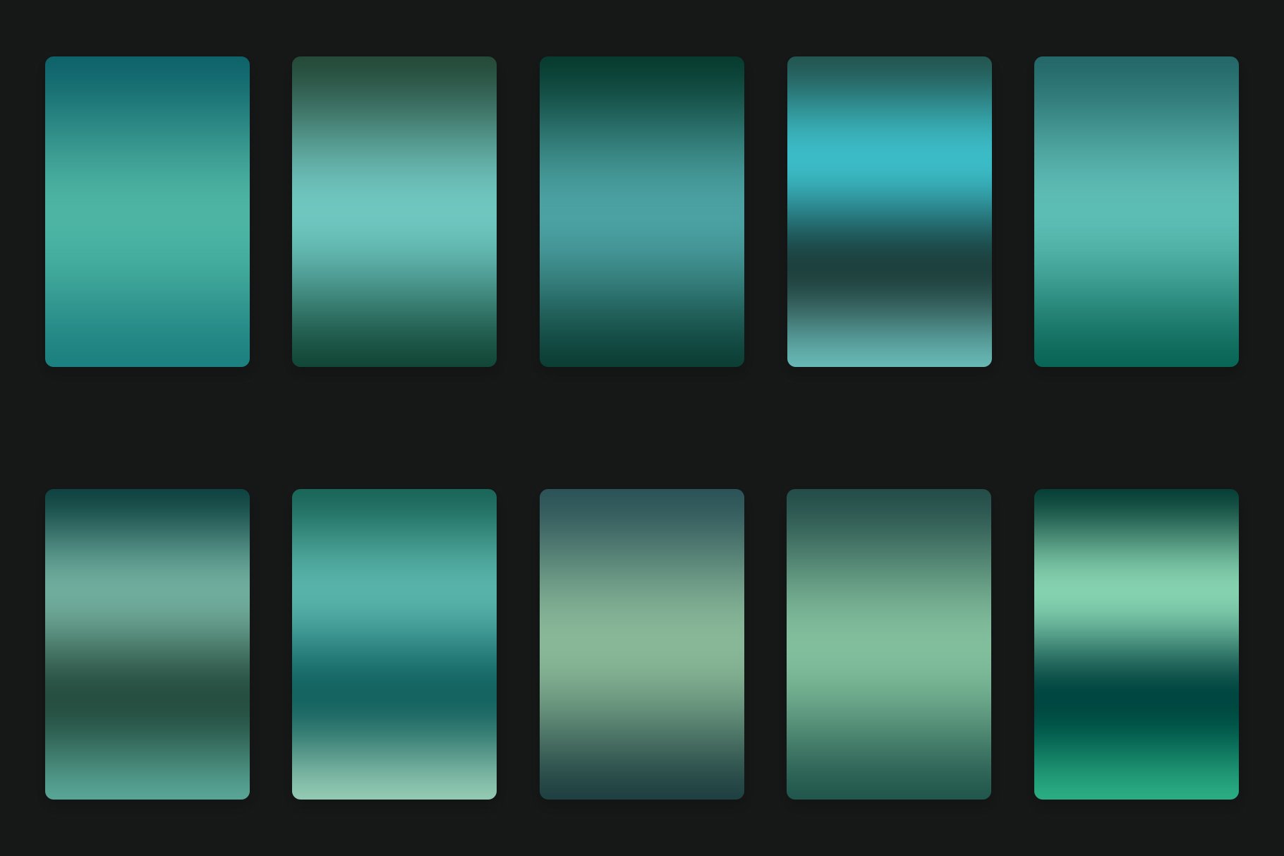 Teal Sapphire Gradients preview image.