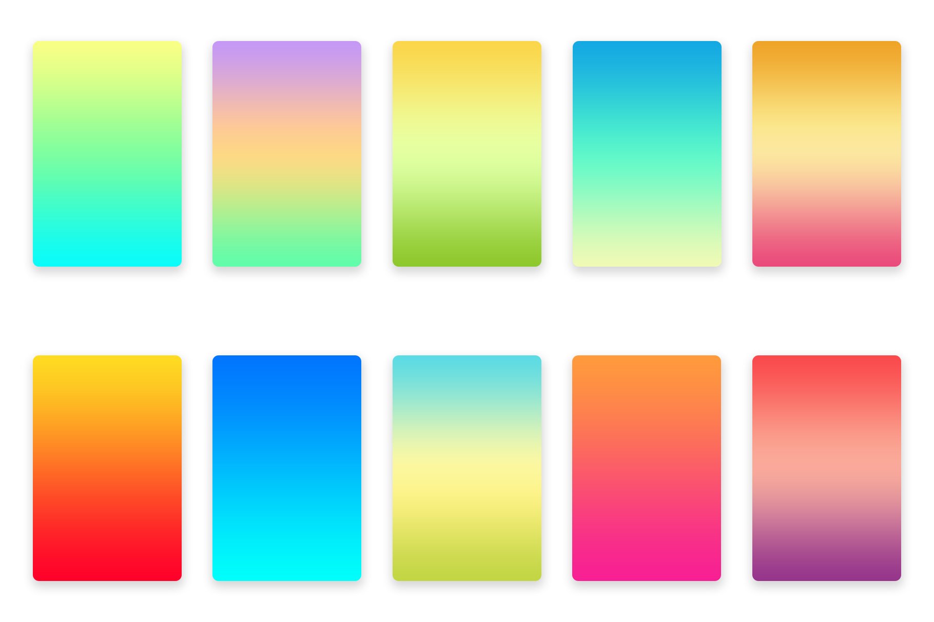 Summer Gradients preview image.