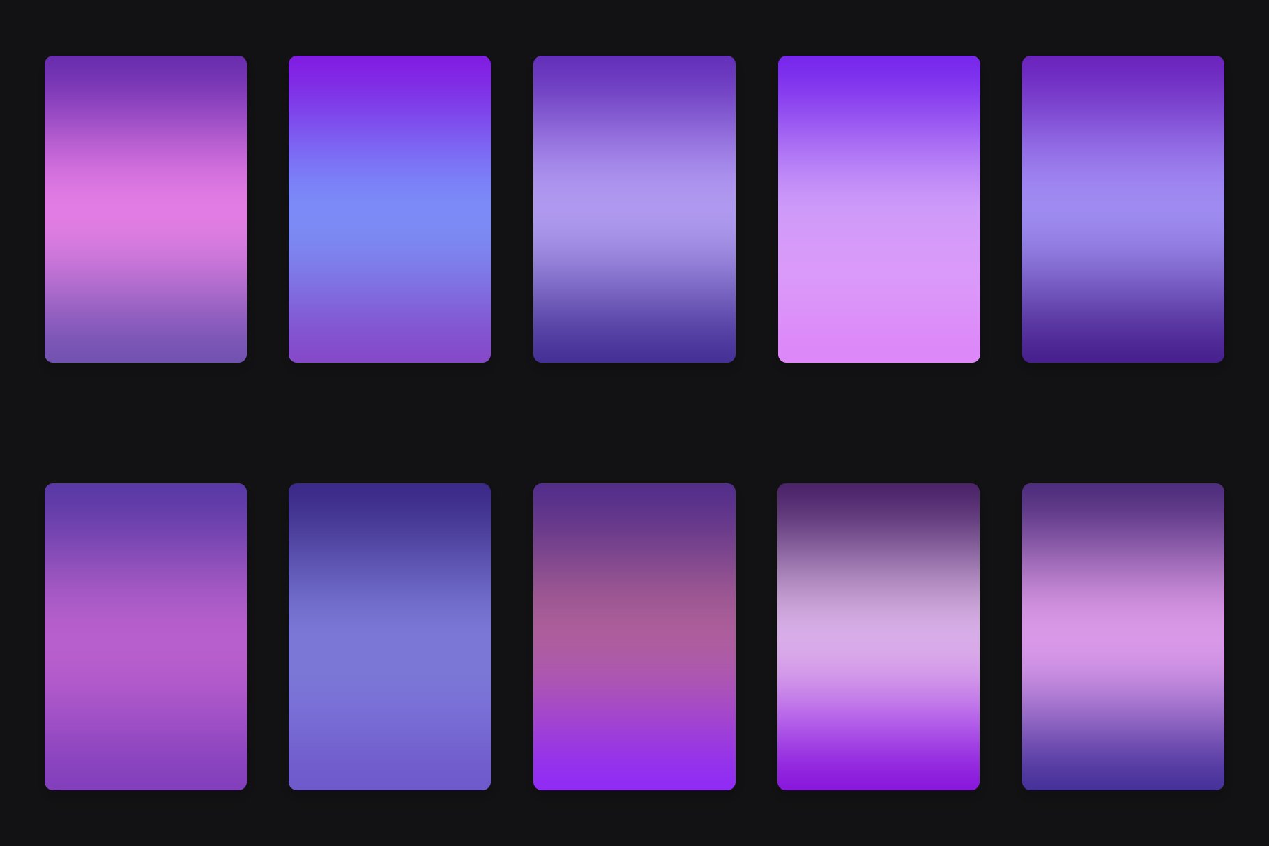 Violet Gradients preview image.