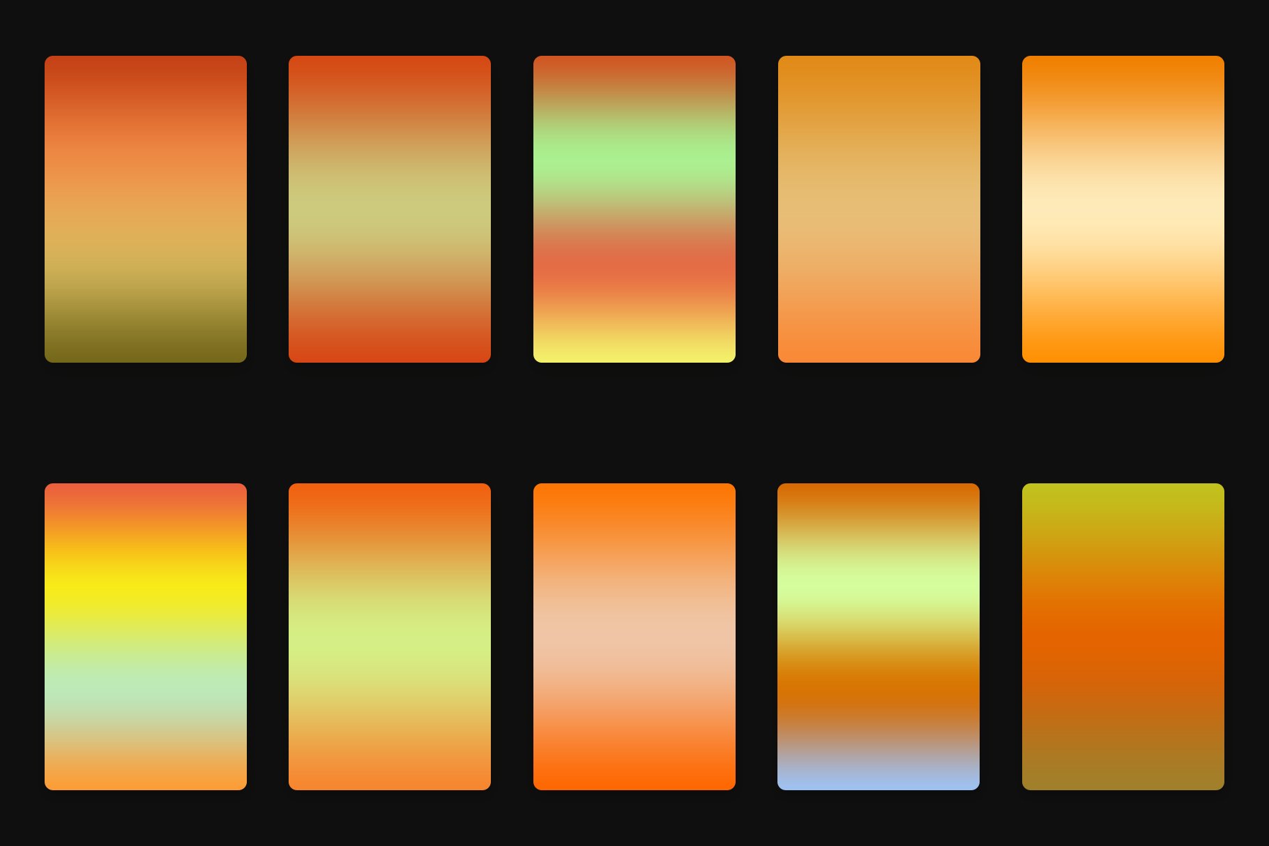 Fire Opal Gradients preview image.