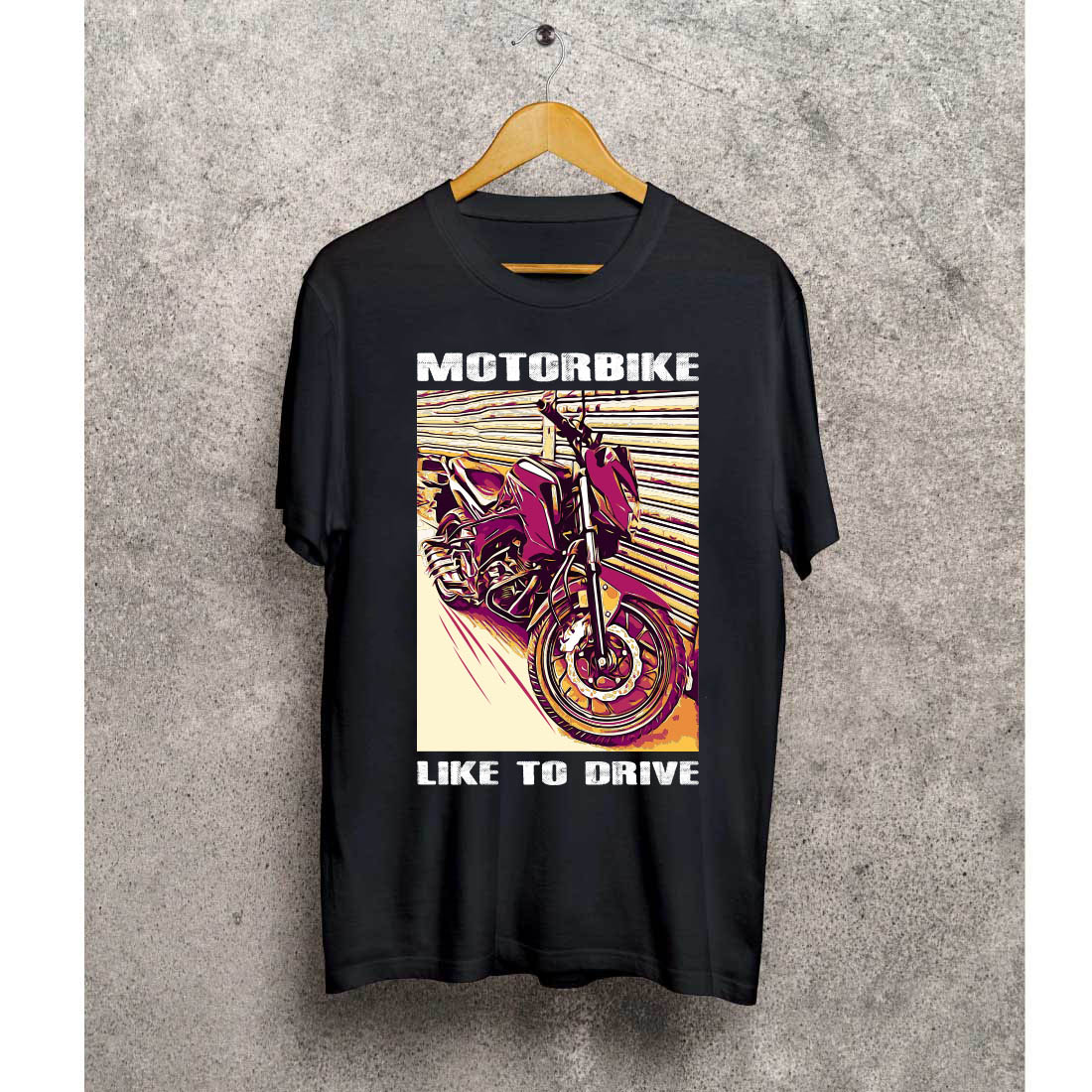Motorbike / Motorcycle T-shirt Design cover image.