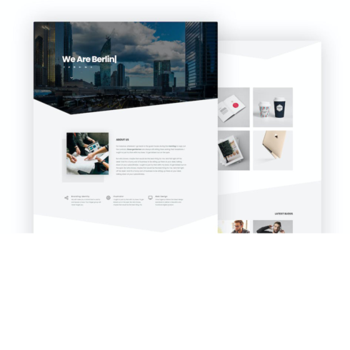 Free Personal Portfolio Website Template cover image.