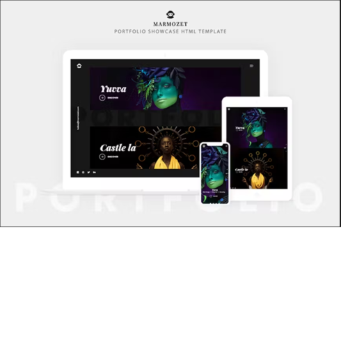 Free Personal Portfolio Website Template cover image.