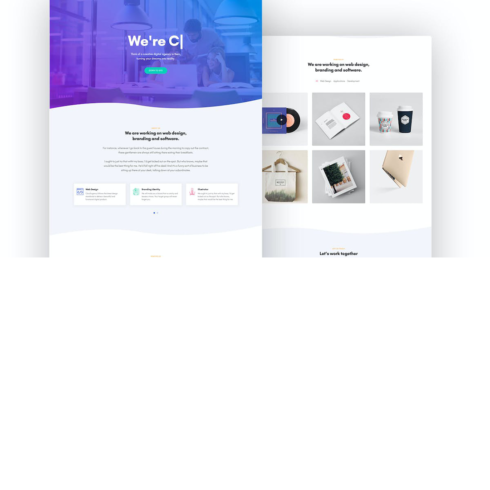 Free Digital Agency Website HTML Template cover image.