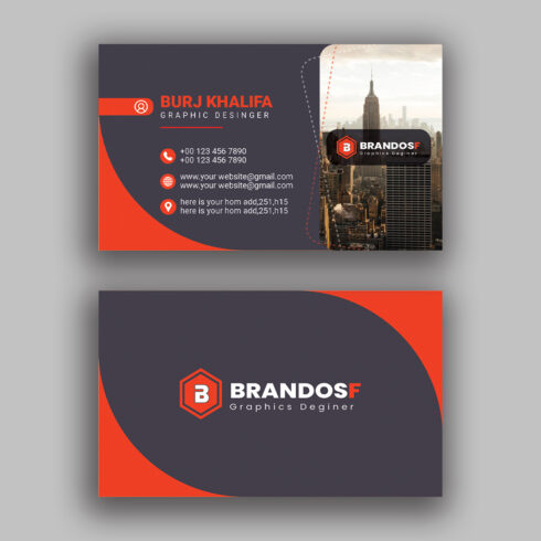 Corporate Business Card cover image.
