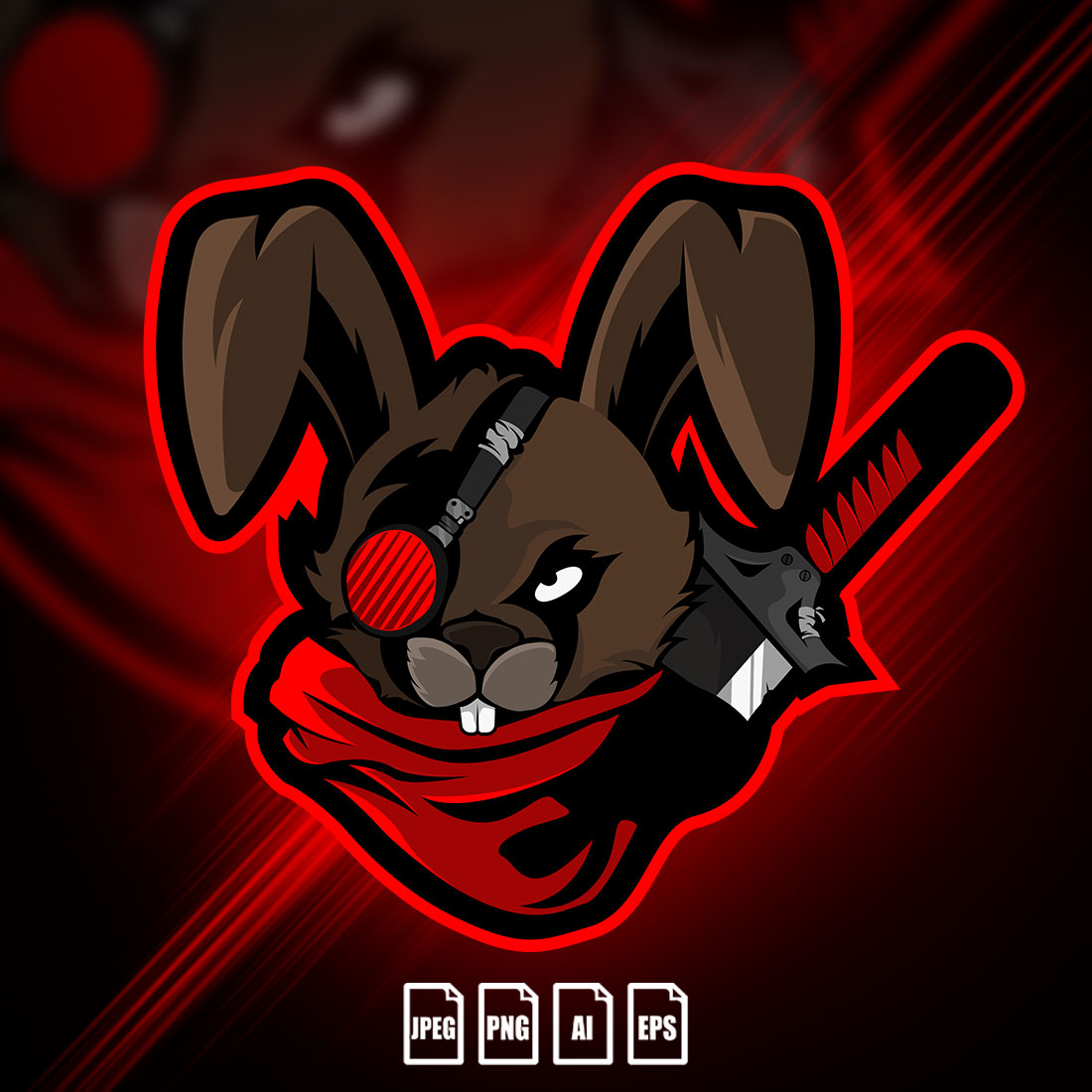 Ninja Rabbit Gaming logo for Esports Gamers & Streamers cover image.