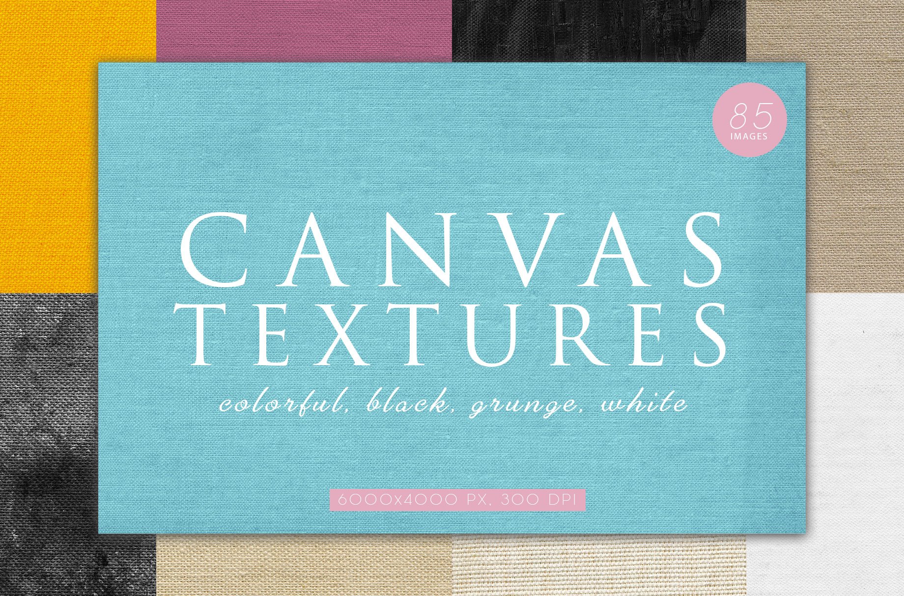 85 Various Canvas Textures cover image.