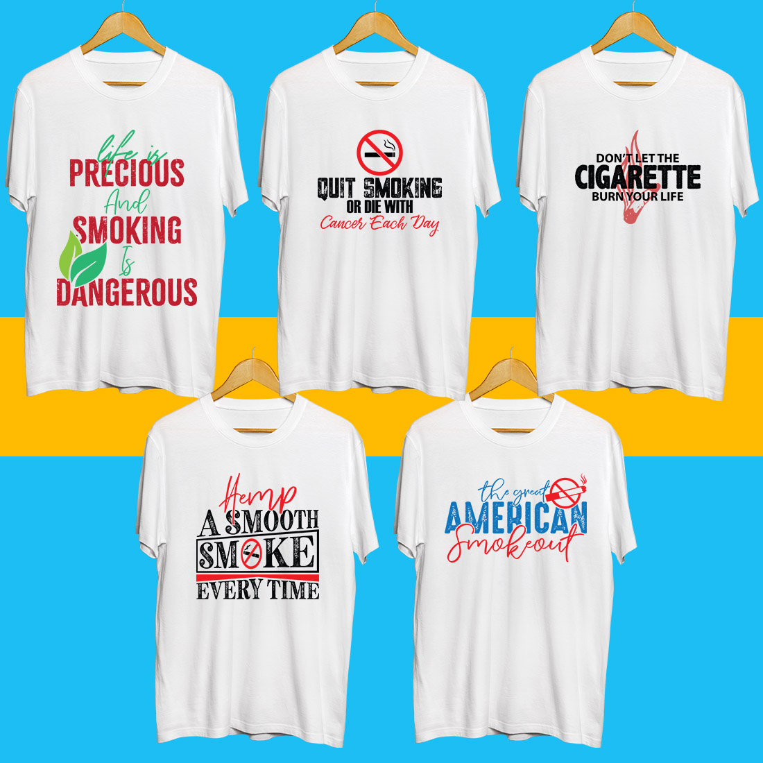 Smokeout day SVG Bundle preview image.