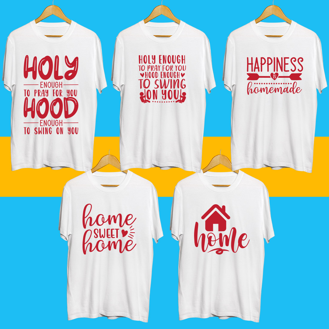 Inspiration SVG T Shirt Designs Bundle cover image.