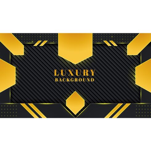 Luxury Background Design With Geometric Shapes And Line Pattern cover image.