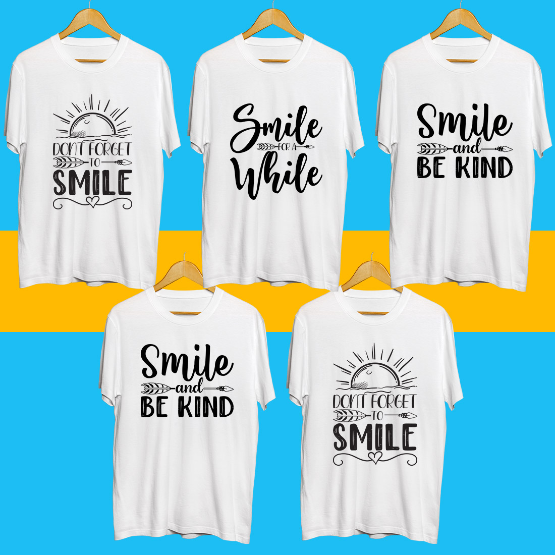 premium vector | smile day label flat cartoon hand... Smile Day SVG Bundle - MasterBundles