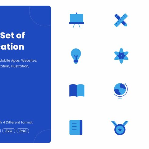 12 Icon Set Education cover image.