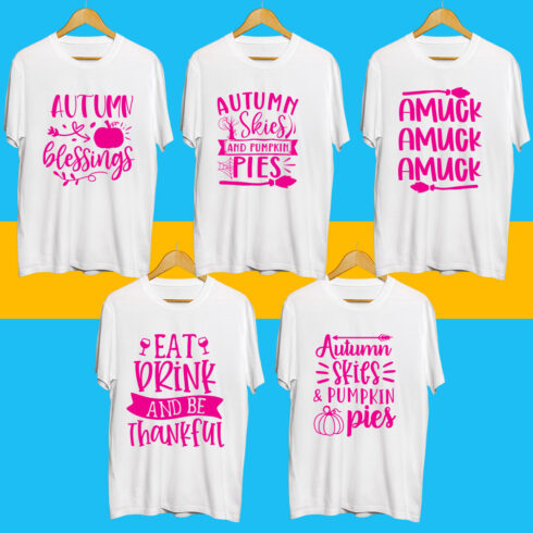 Halloween SVG T Shirt Designs Bundle cover image.
