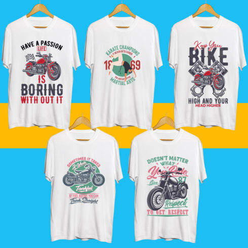 Motor cycle SVG Bundle cover image.