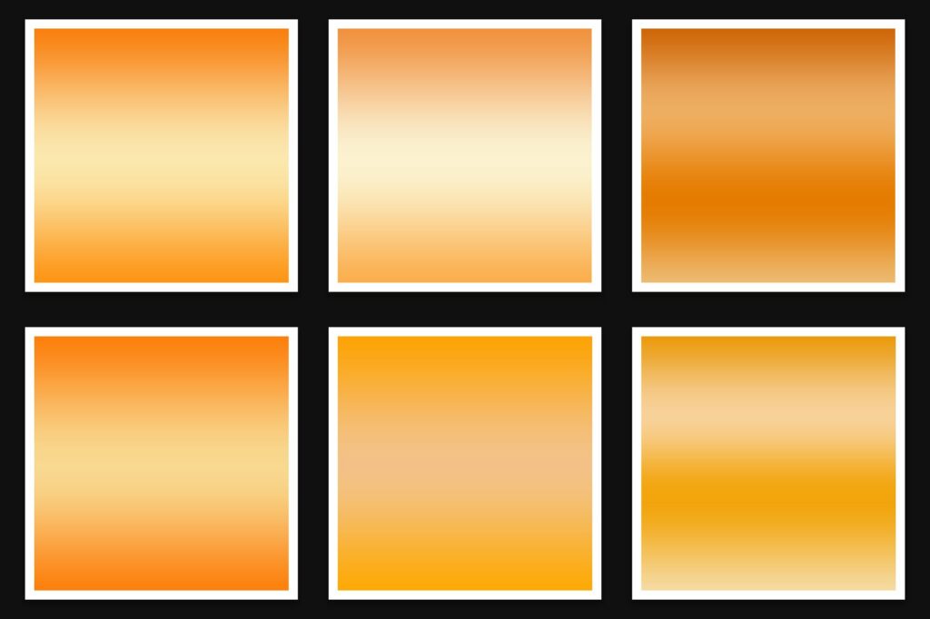 Amber Color Gradients – MasterBundles