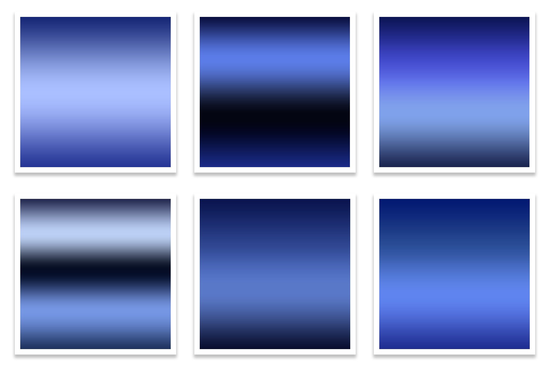 Blue Metallic Gradients preview image.