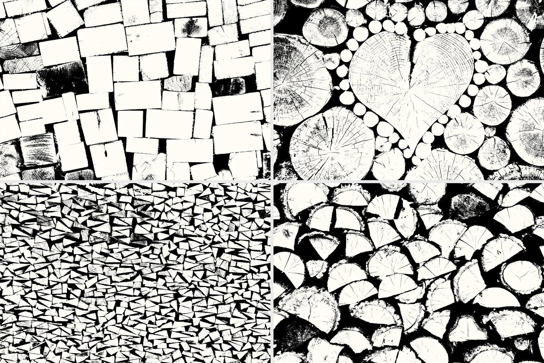 Wood Logs Textures preview image.