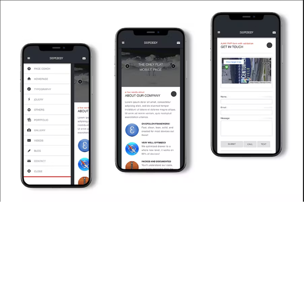 Free Epsilon Elements Mobile Framework Starter - MasterBundles