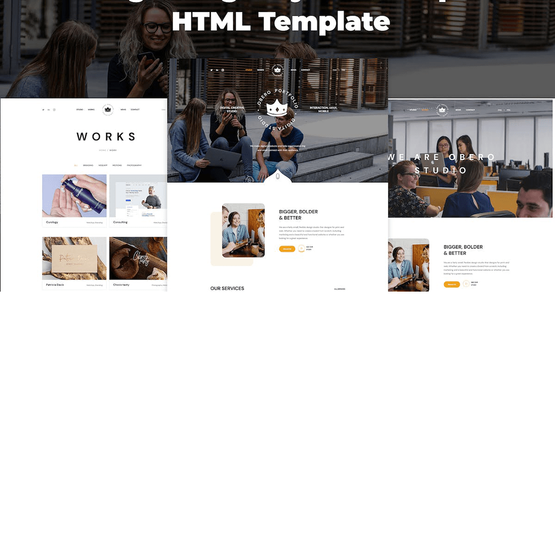 Free Digital Agency Bootstrap Website Theme preview image.