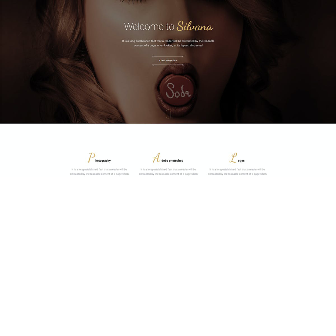 Free Digital Agency Landing Page Template preview image.