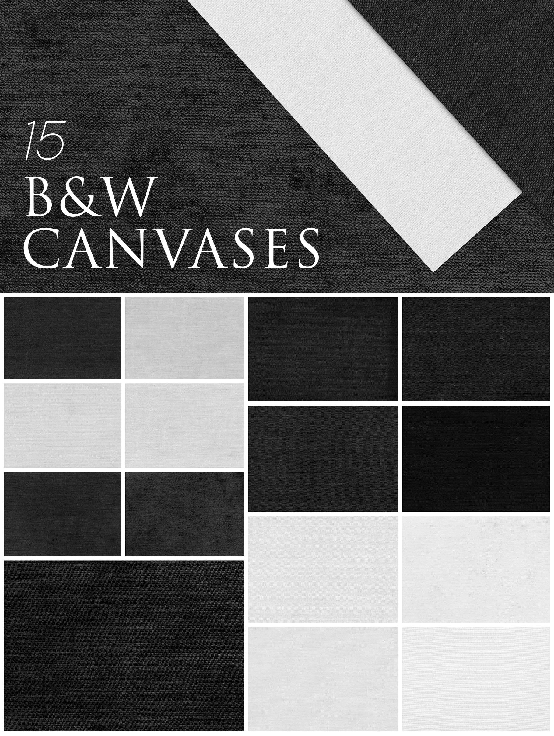 85 Various Canvas Textures preview image.