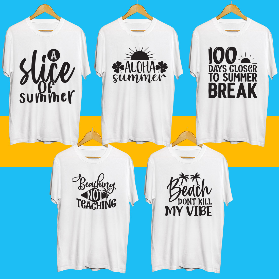 Summer SVG Bundle cover image.