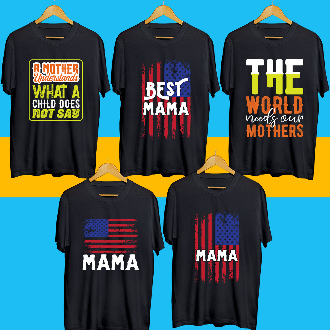 Mother's day SVG Bundle cover image.