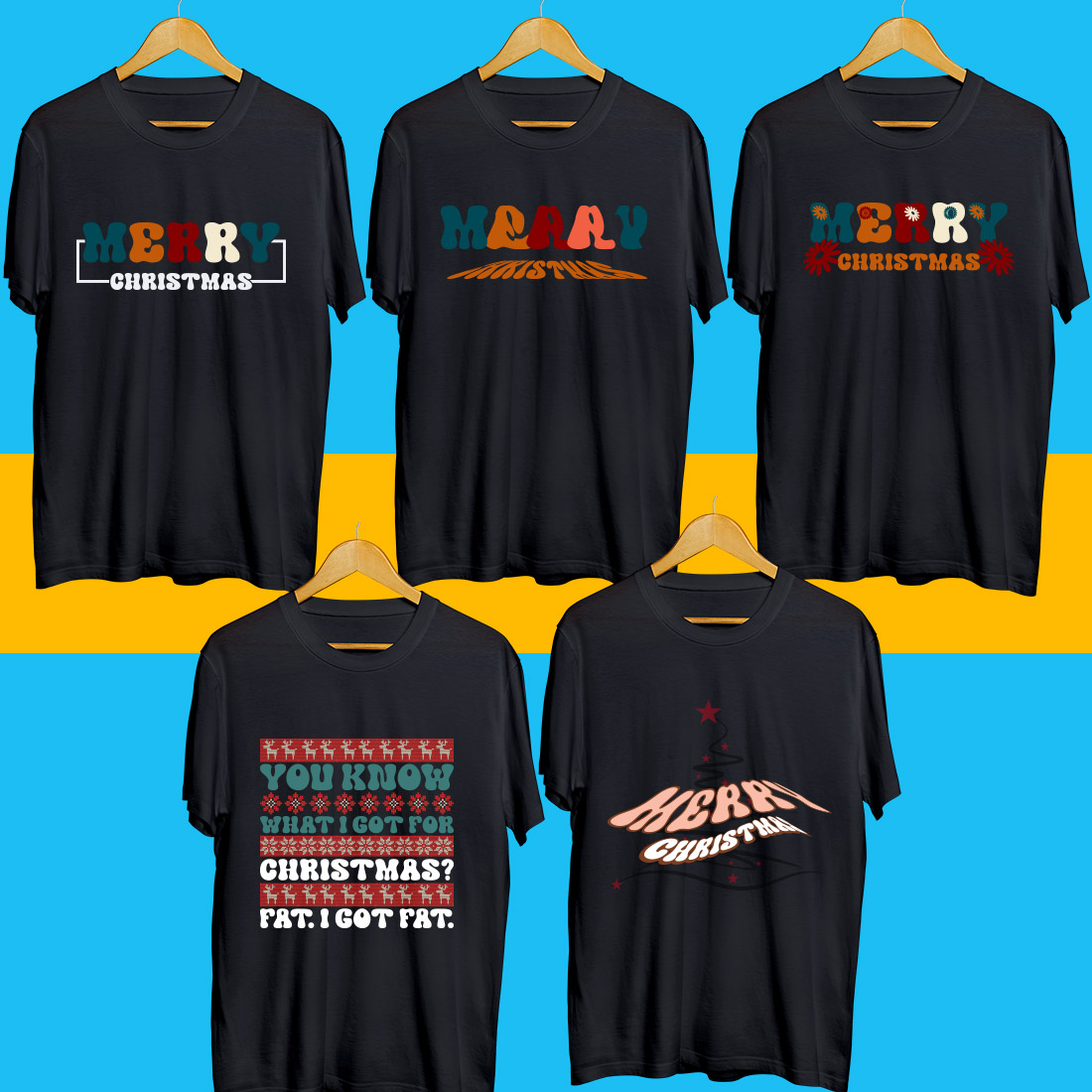 Christmas day SVG Bundle preview image.