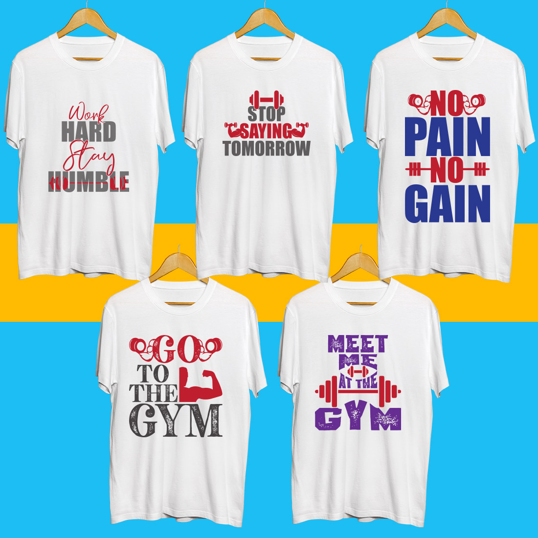 Gym SVG Bundle cover image.