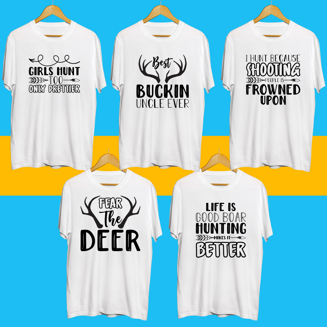 Hunting SVG Bundle cover image.